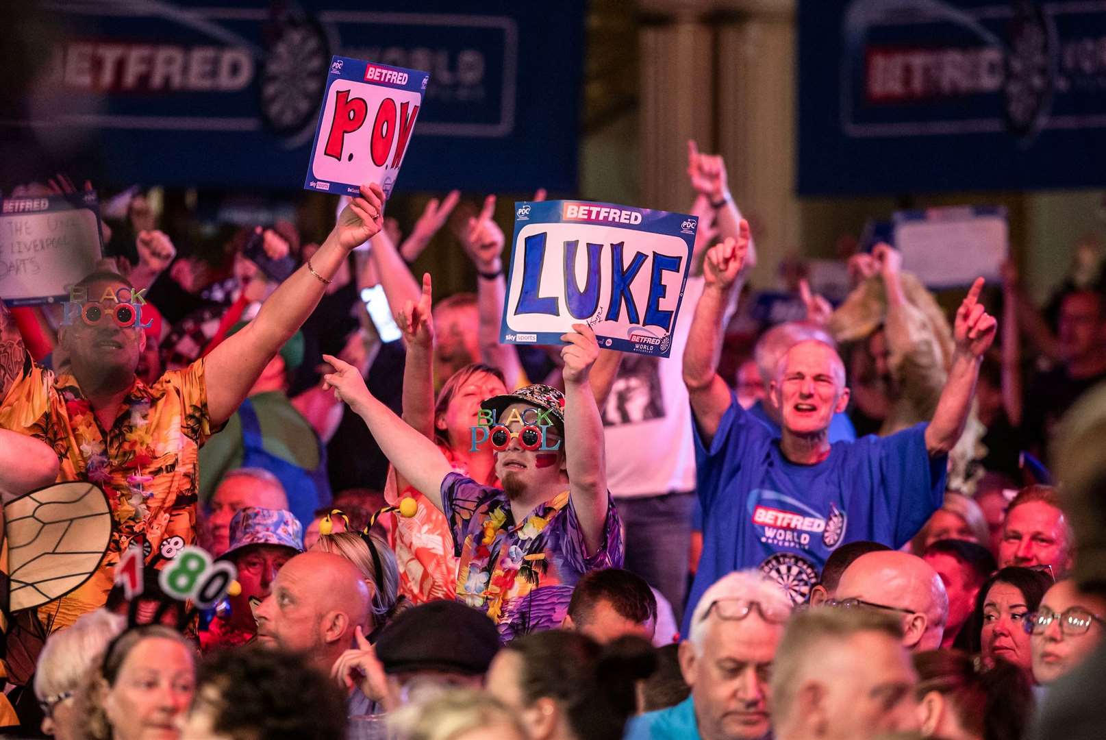 Luke Humphries won the 2024 Betfred World Matchplay in Blackpool - Photo: Mark Robinson/PDC