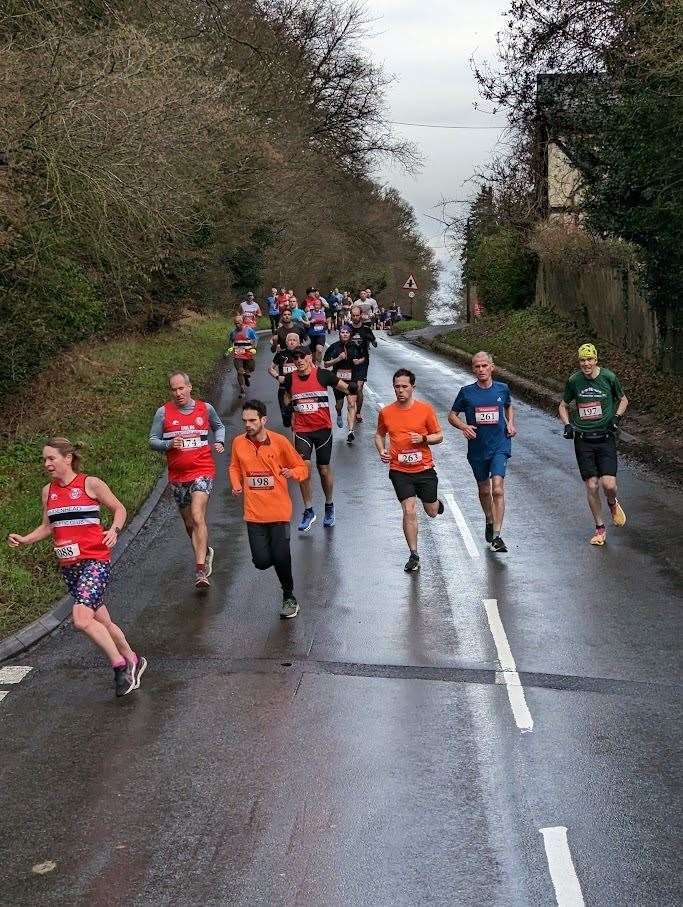 Hundreds race to the finish line