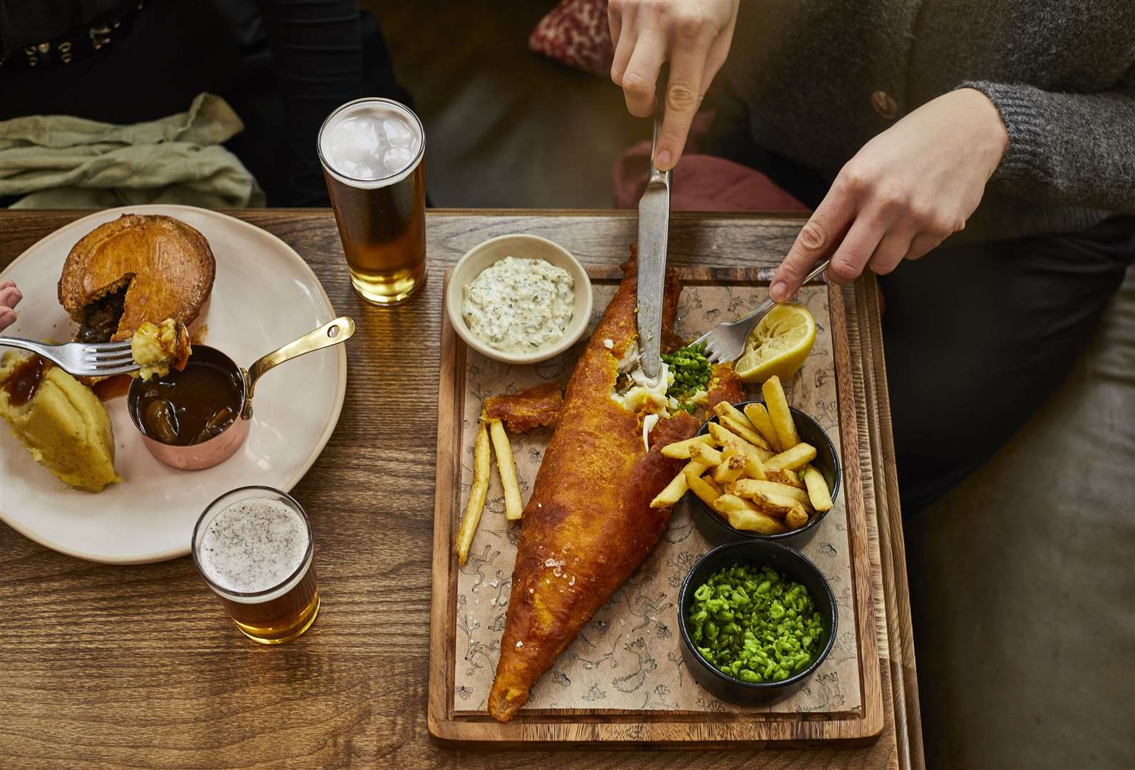 A sample Heartwood menu