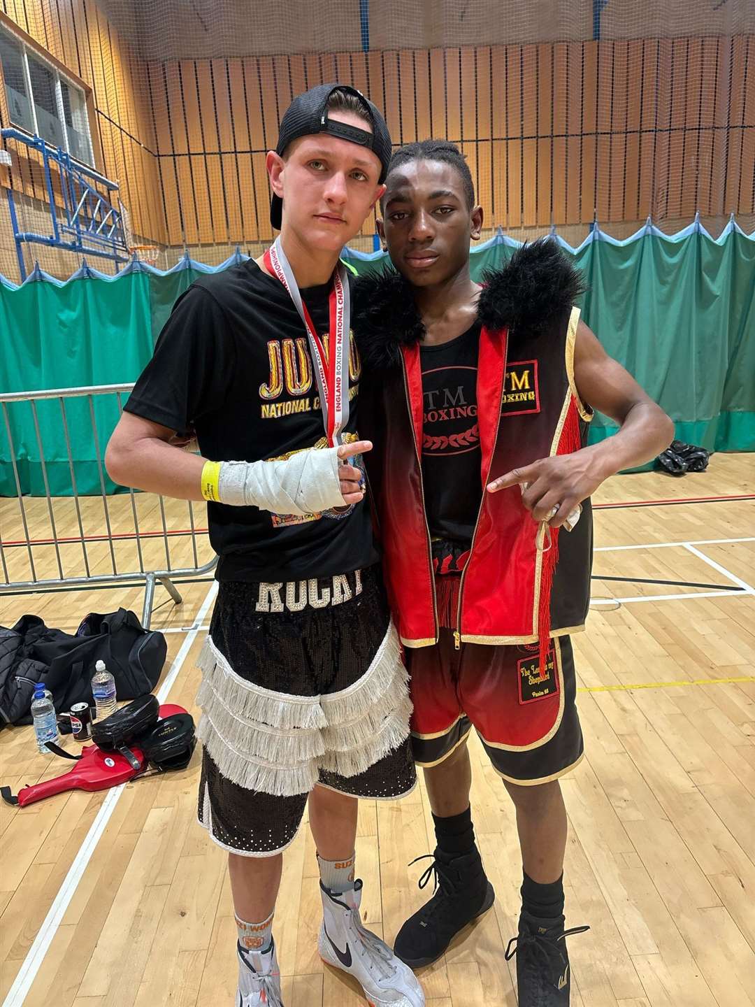 Rocky Golby took bronze at the England Boxing Junior Championships