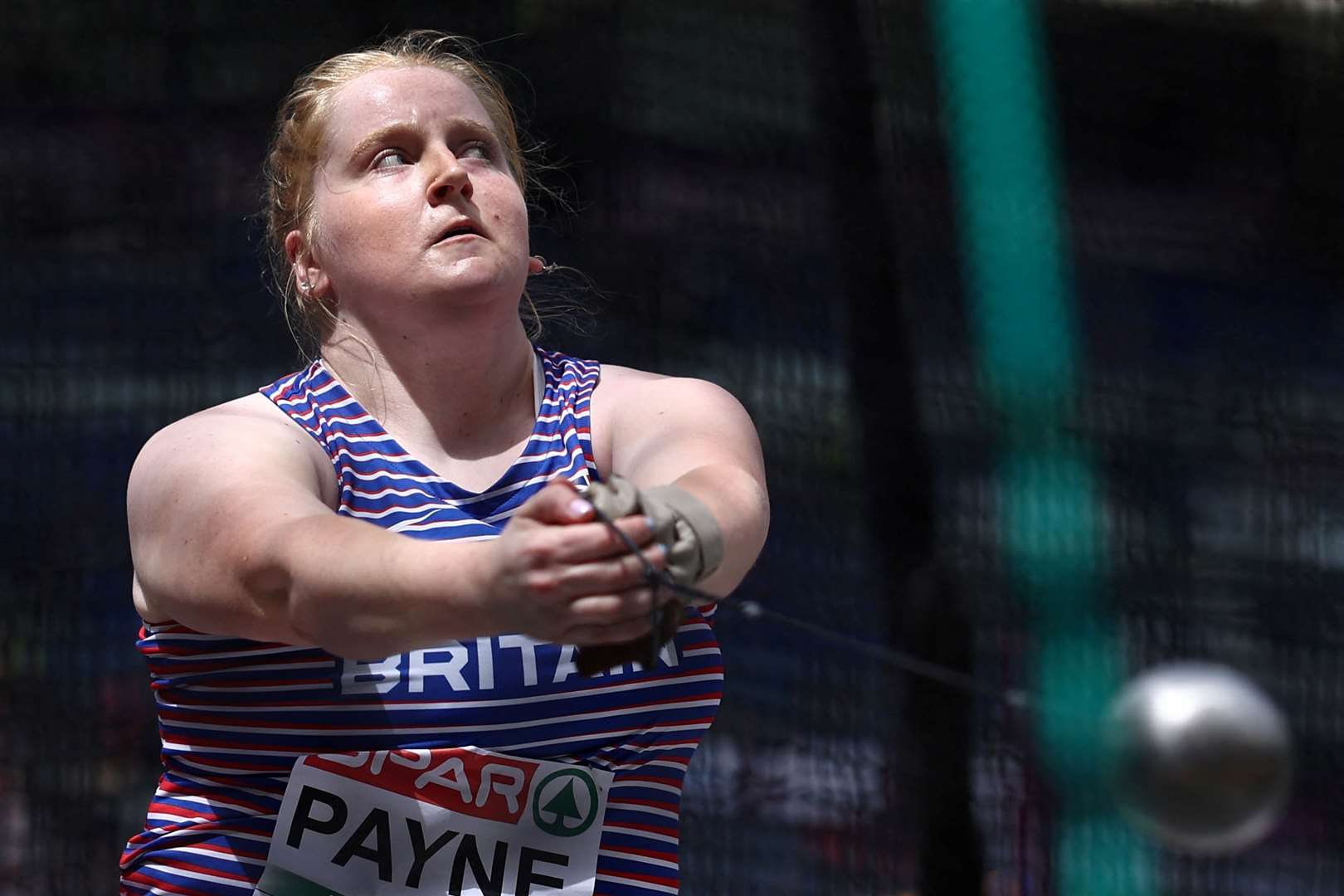 Charlotte Payne competes at the 2024 European Athletics Championships in Rome