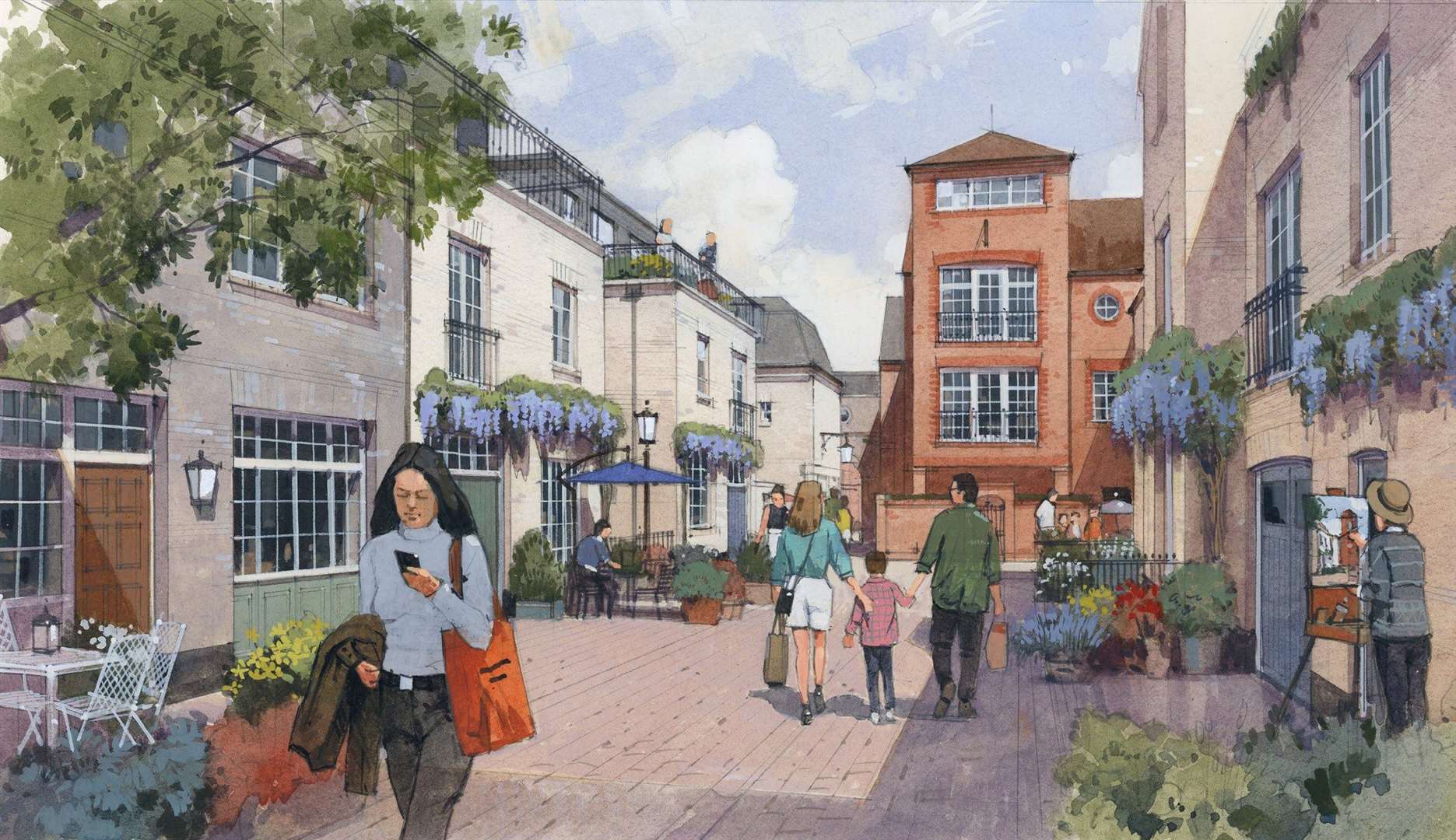 The proposed Old Town development