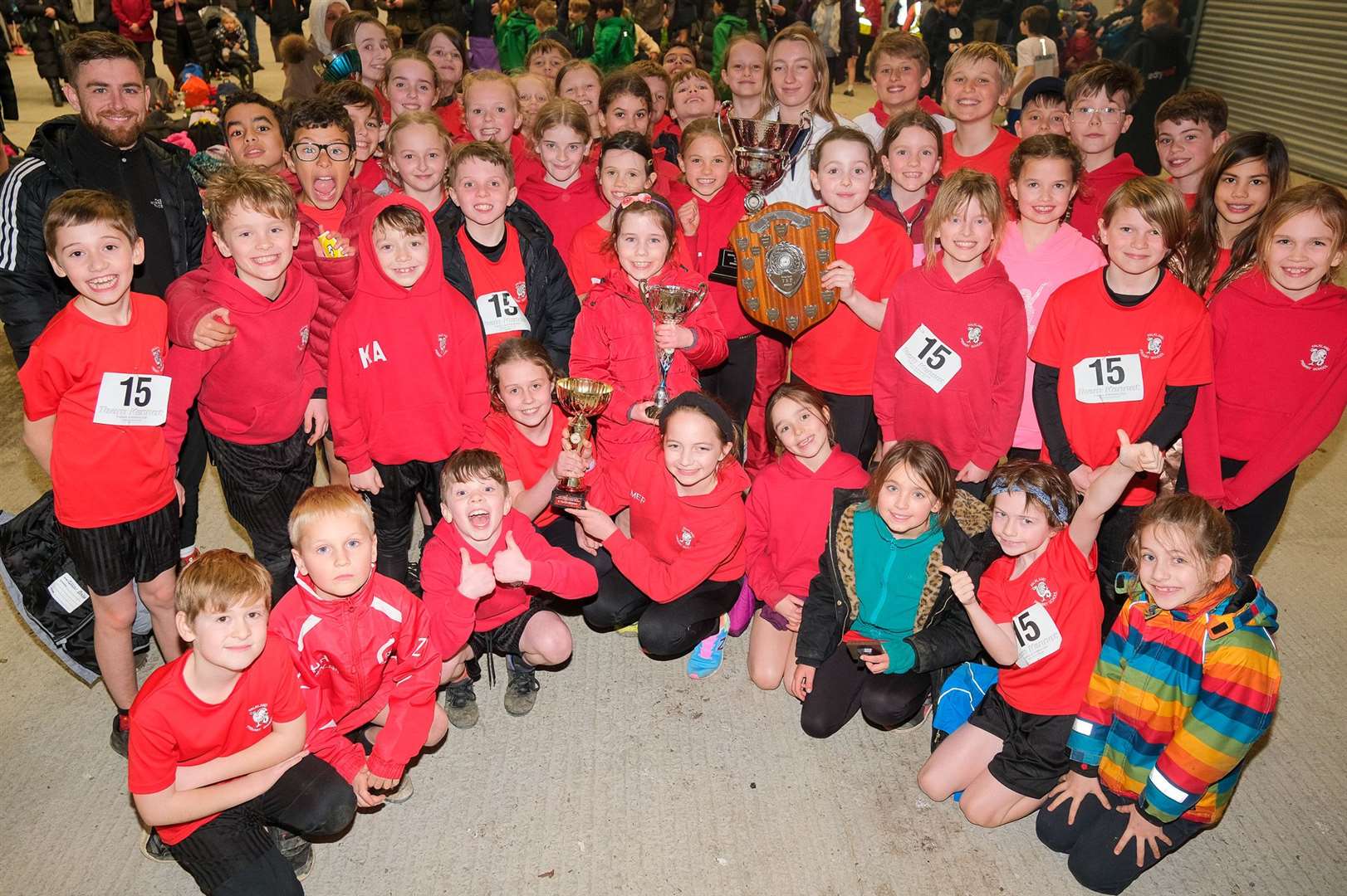 Falkland School were the overall winners