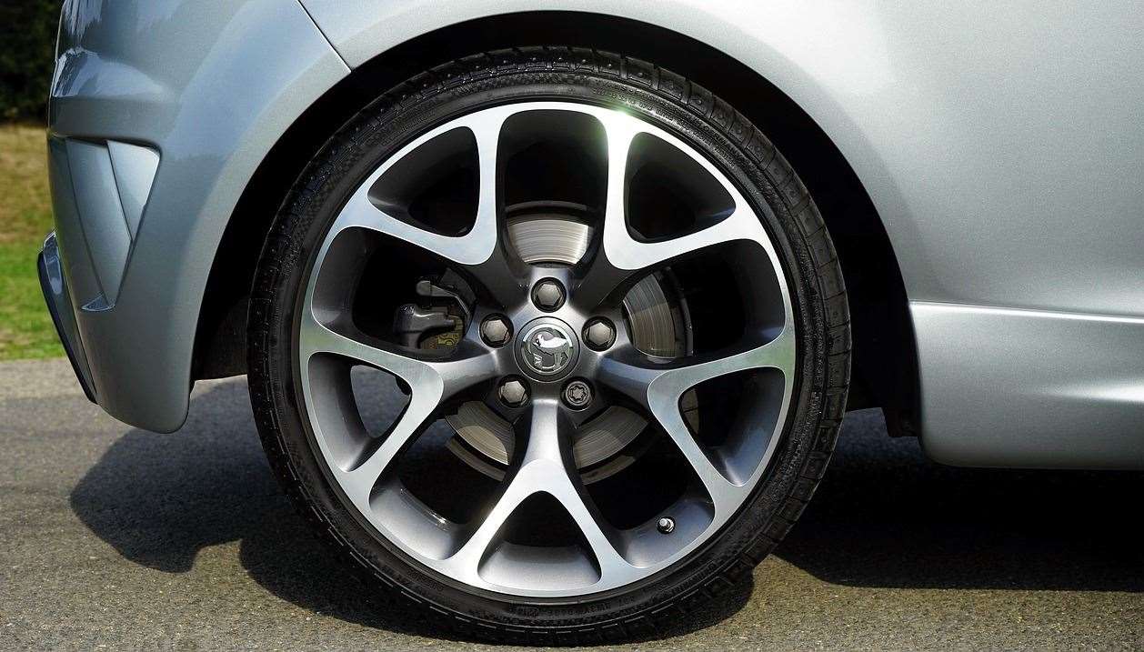 A hub cap from a Vauxhall Meriva, similar to this one from a Corsa, has been stolen from a car parked in Redfield Court