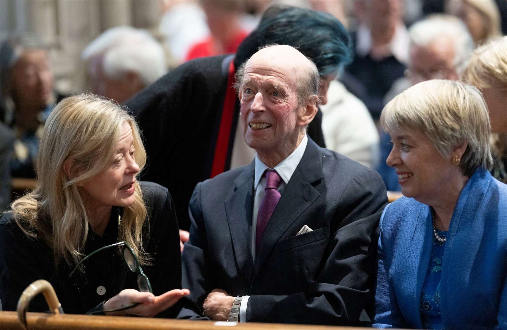 Lady Helen Taylor joins The Duke of Kent as Patron of the Newbury Spring Festival attends a performance of the London Philharmonic Orchestra at St Nicolas Church, Newbury Picture: David Hartley