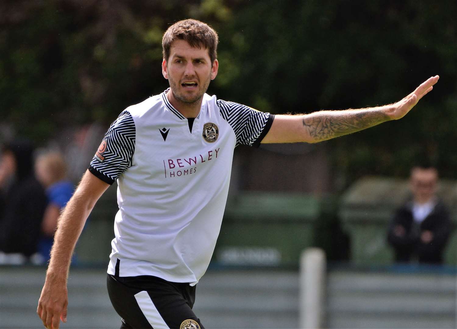Commanding centre-half Luke Carnell