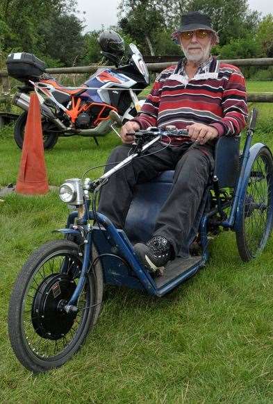 Ray Prior in his 1964 Bath Chair Pic: Geoff Fletcher