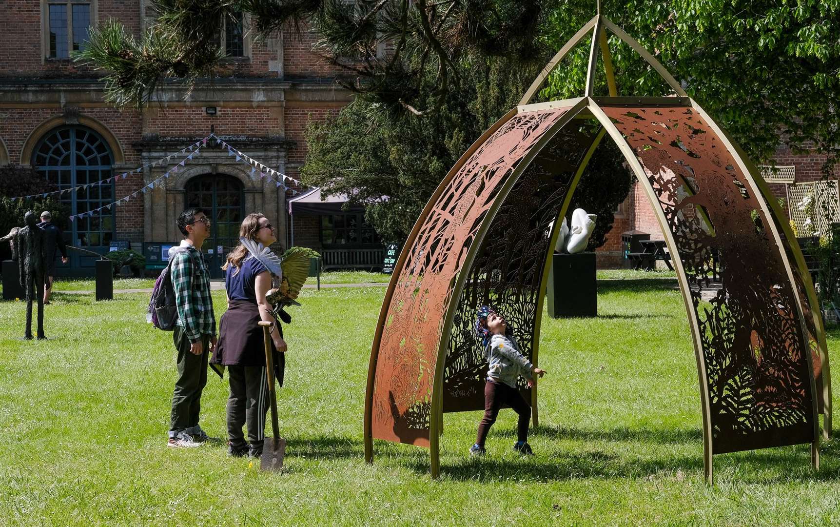 Shaw House - Altered States Open Air Sculpture Exhibition Ref: 22-0821 Picture by Phil Cannings