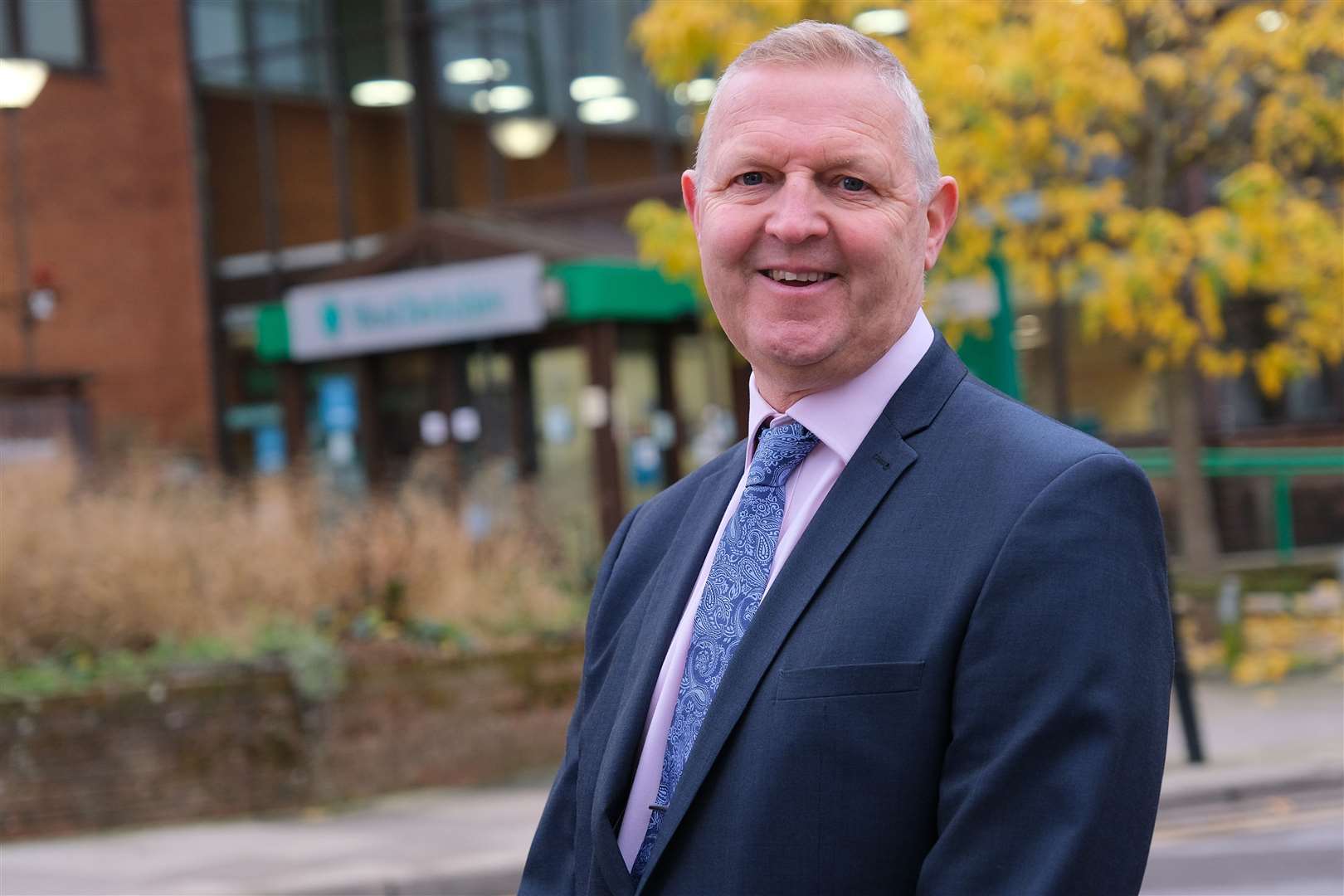 Nigel Lynn outside the West Berkshire Council offices (54305912)
