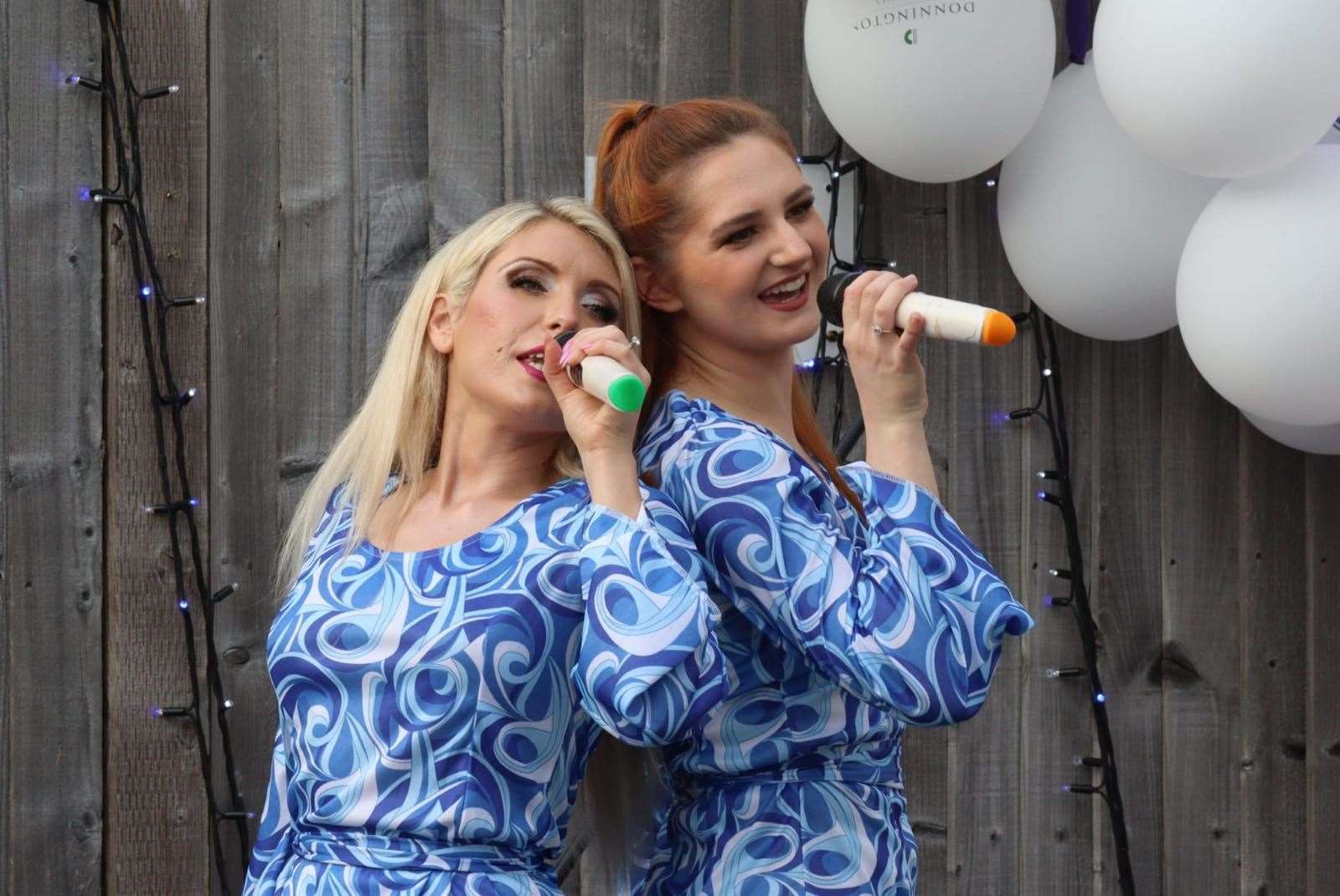 An ABBA tribute band got everyone dancing on the Saturday night