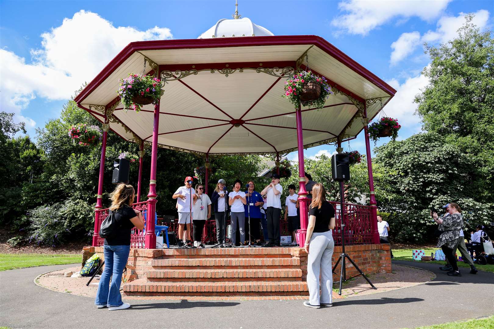 Victoria Park for a morning extravaganza by The Castle School, Post 16 and Castle @Theale