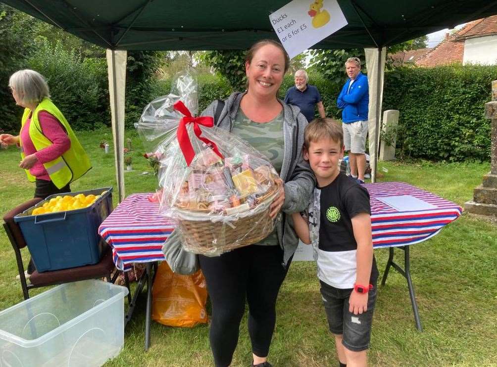 Kerry Twyford won a hamper of French products from the Champagne region