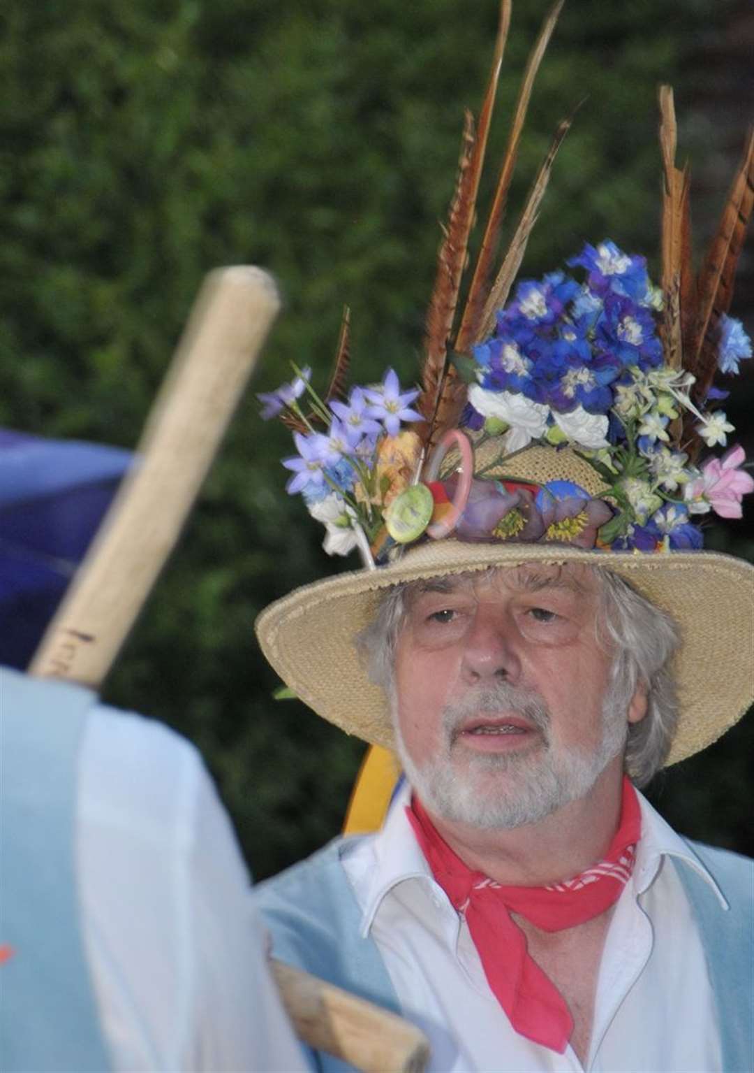 Icknield Way and Kennet morris men at The Bell, Aldworth Pic: Geoff Fletcher