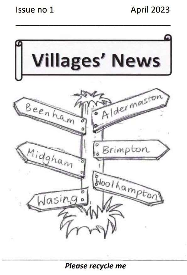 Front cover of the first issue of 'Villages' News', published in April