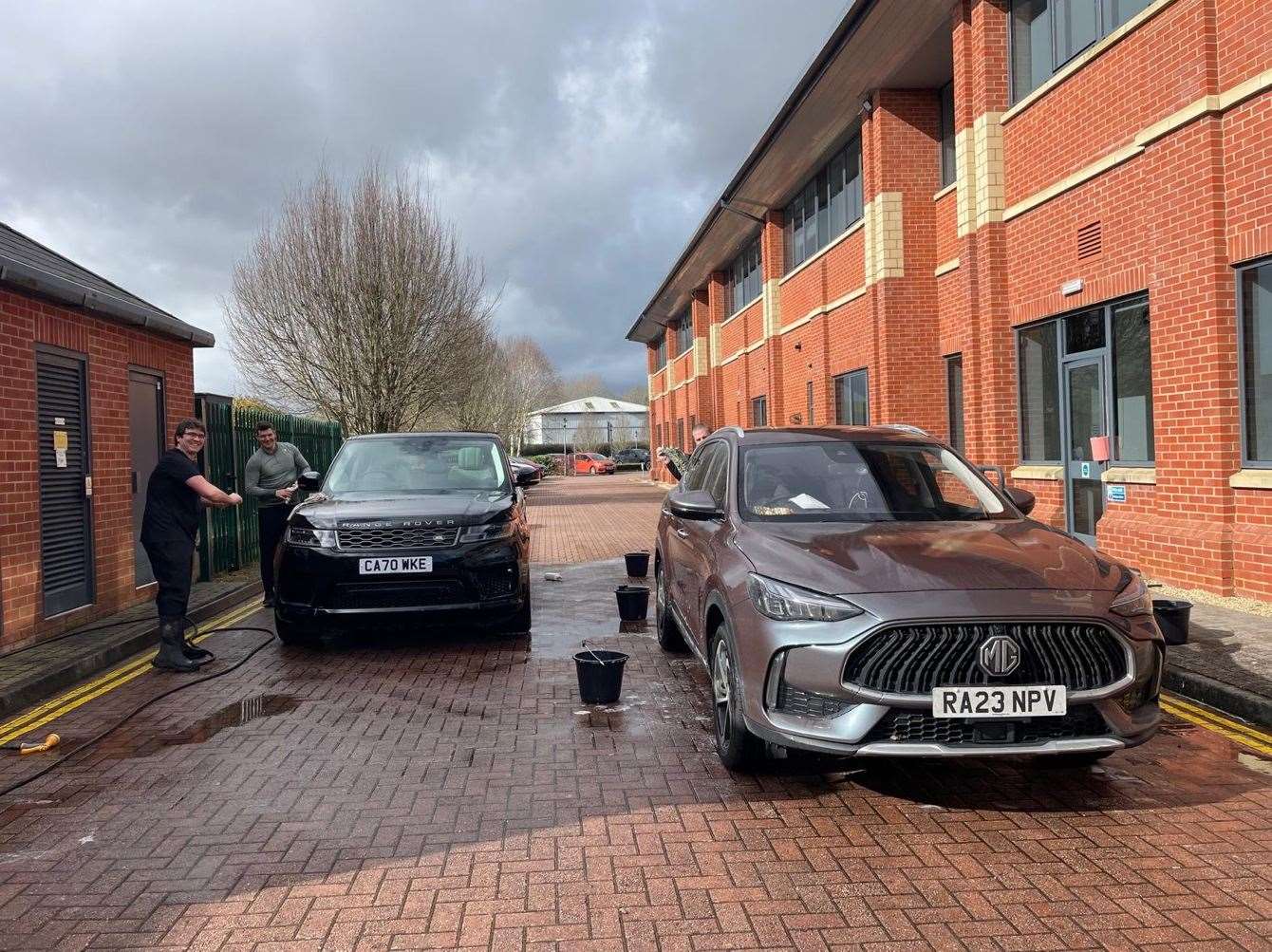 David Wilson Homes' charity car wash for Dingley's Promise