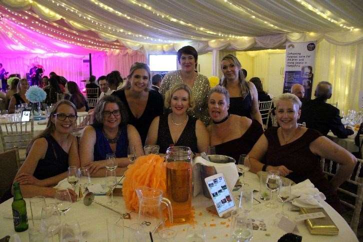 Guests were welcomed with arrival fizz and canapes before being seated for dinner