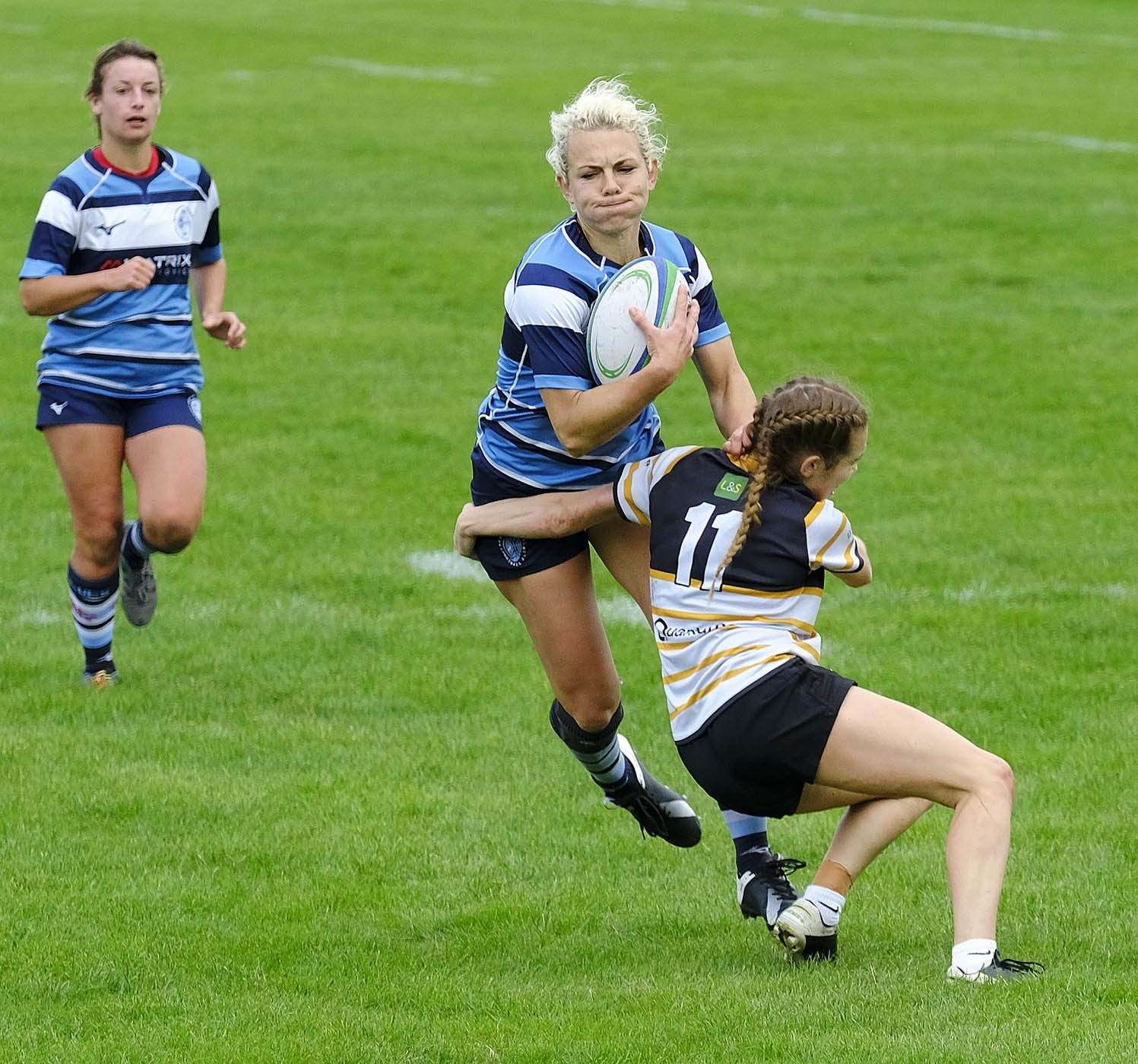 Newbury smash through Portsmouth's defence