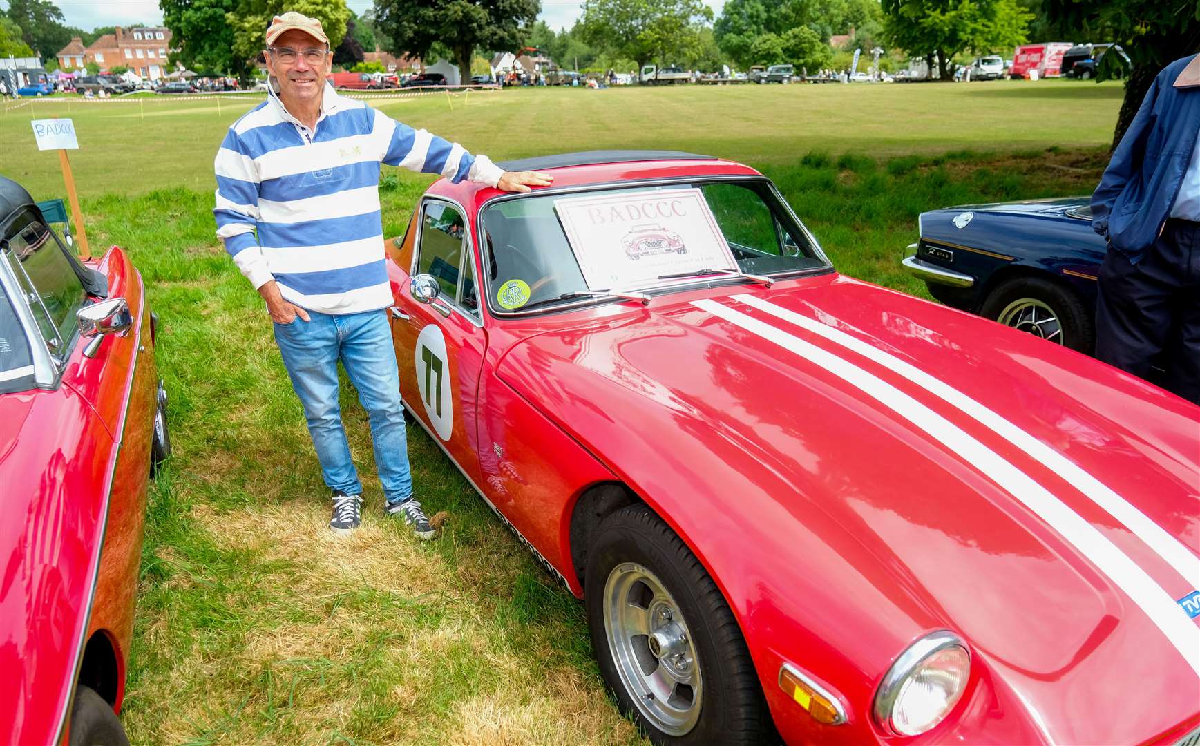 Ray Hutchins with his TVR 300m