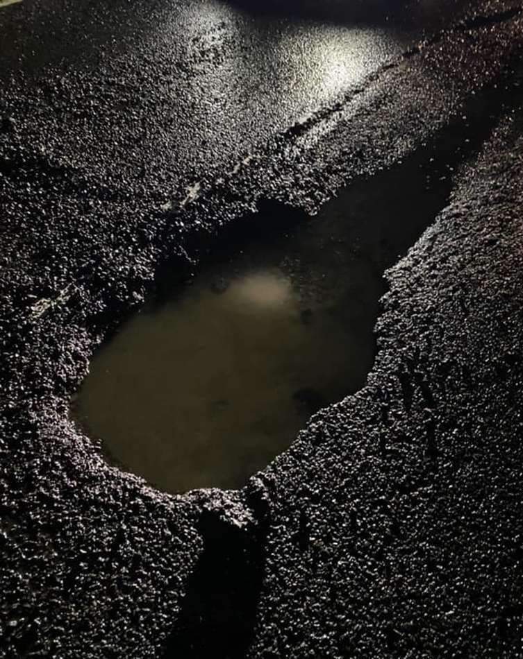 Potholes are a problem