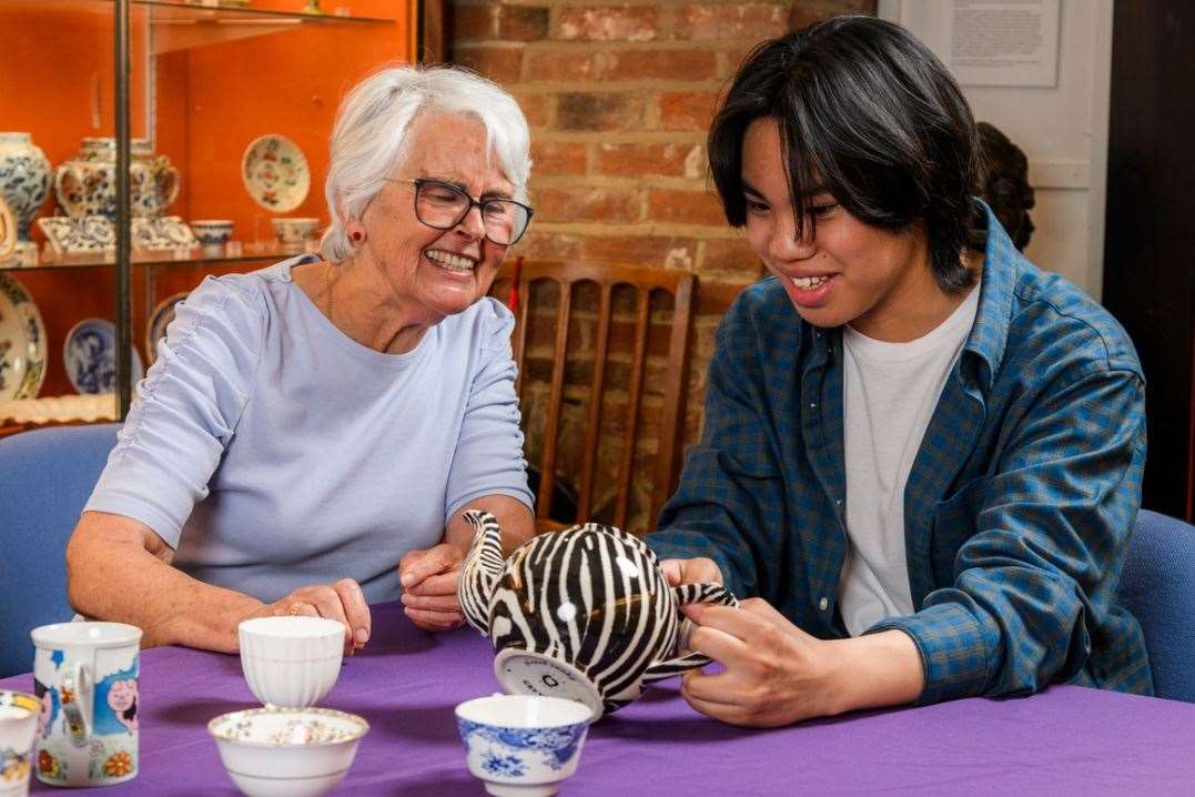 Volunteers at Alton’s Allen Gallery