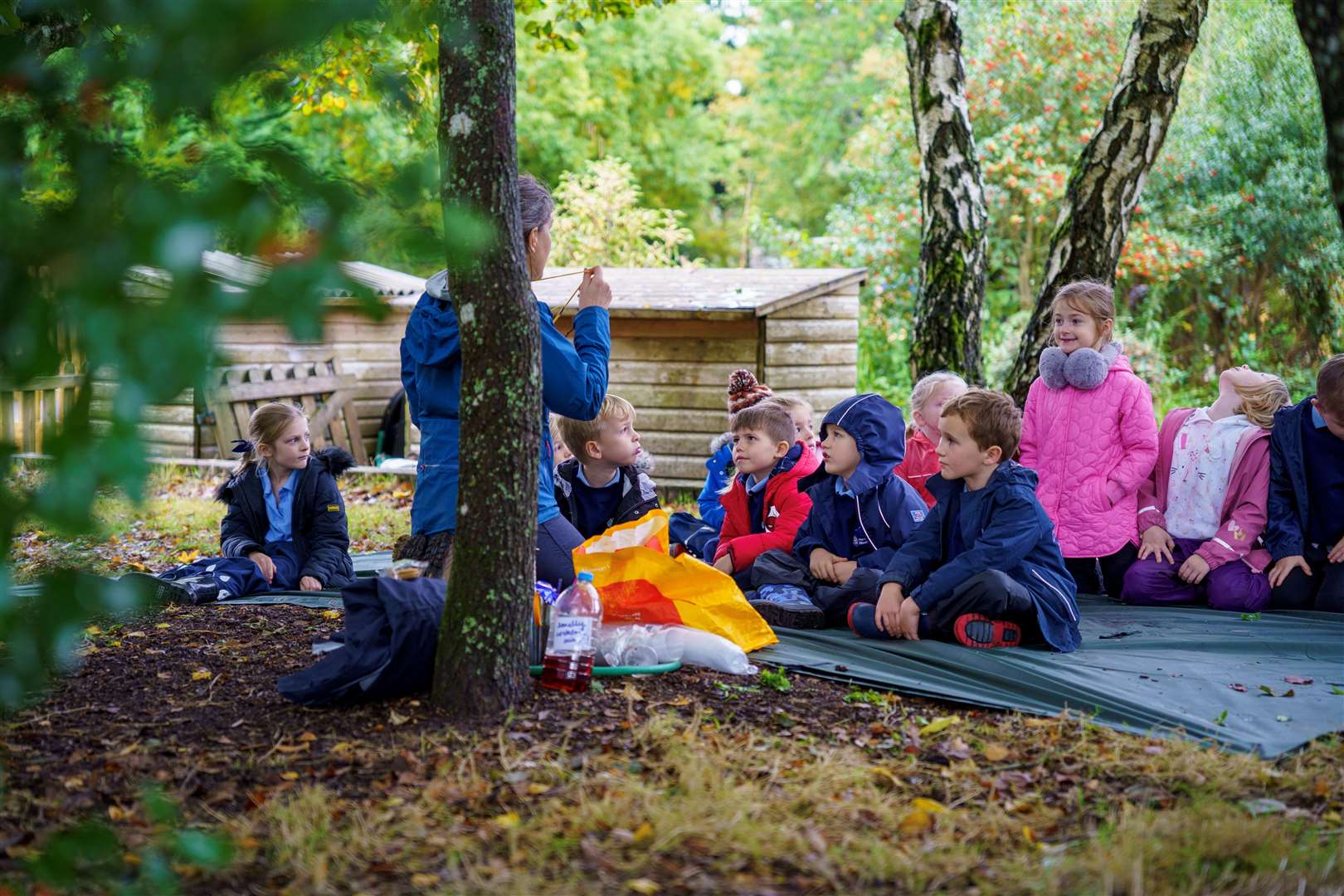 Outdoor learning day at The Schools of Woolton Hill on Friday, October 20