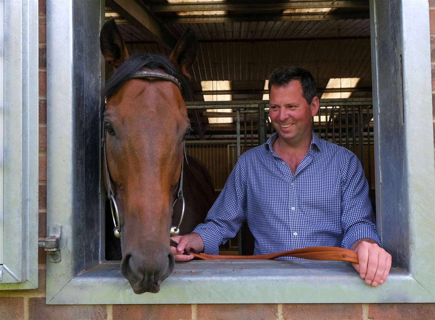 Charlie Hills at his Lambourn yard