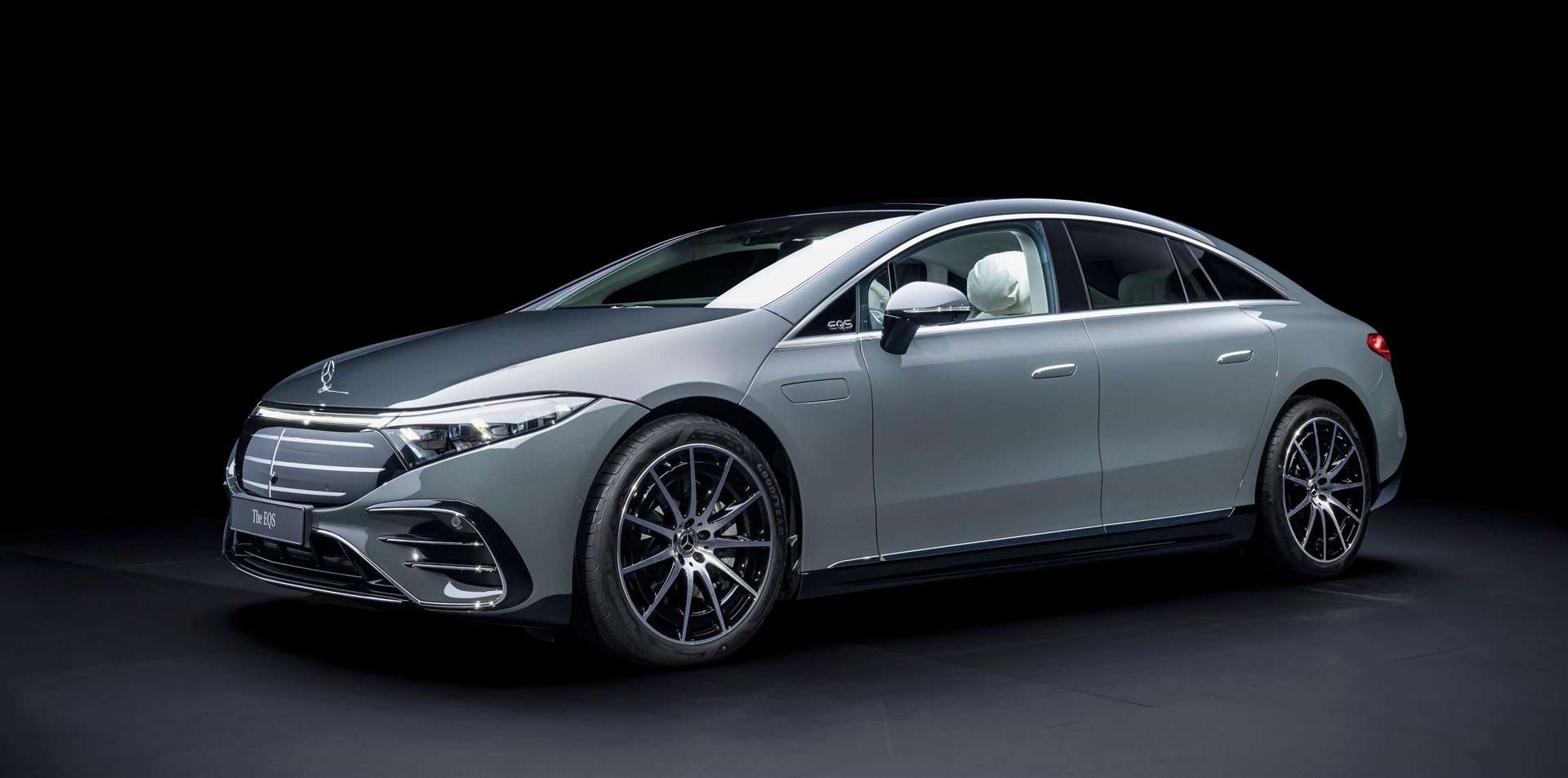The EQS is the first fully electric luxury saloon from Mercedes