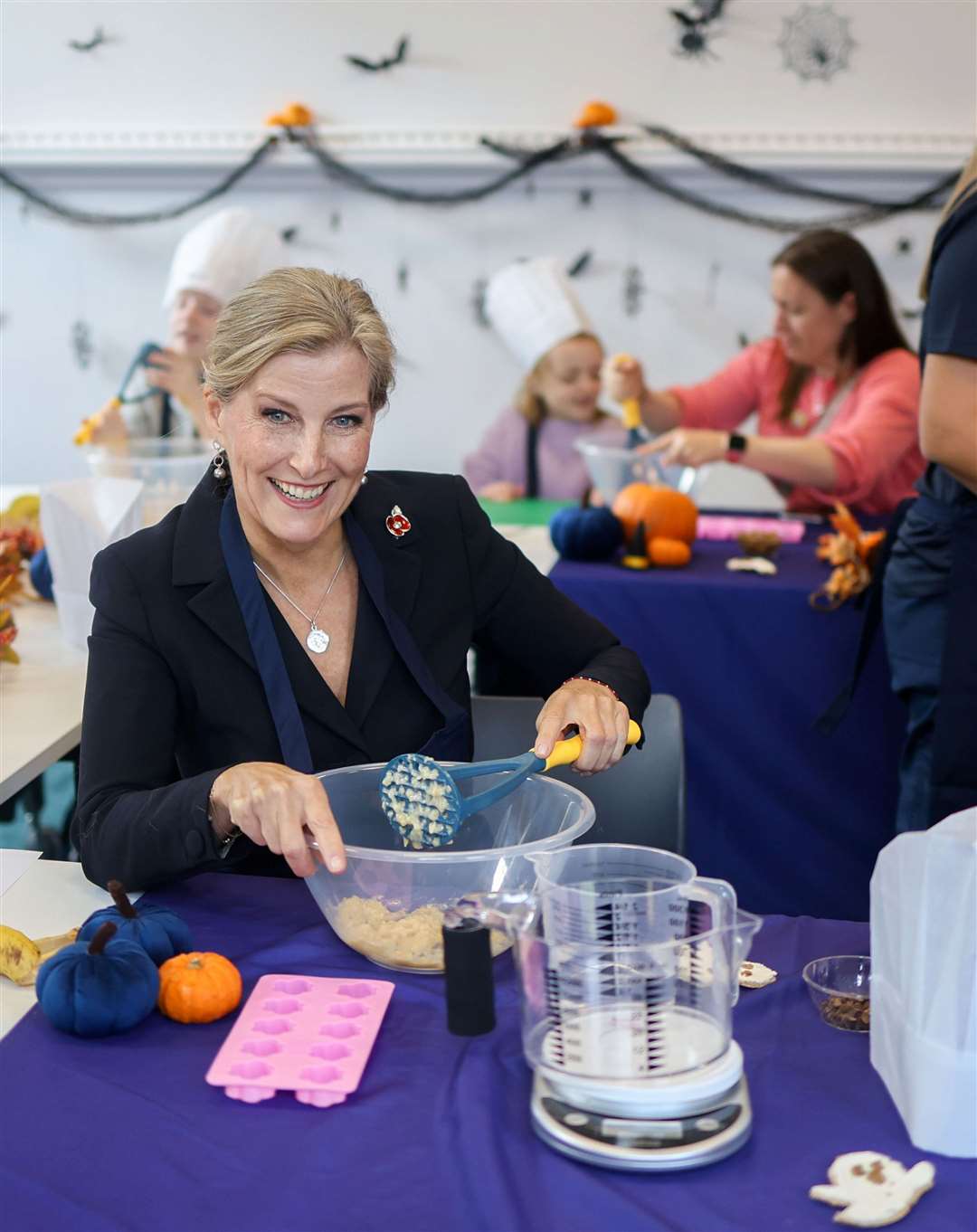 Sophie, Duchess of Edinburgh, the patron of Guide Dogs, met 12 families and their buddy dogs at the charity’s centre in Burghfield Common on Thursday, October 31