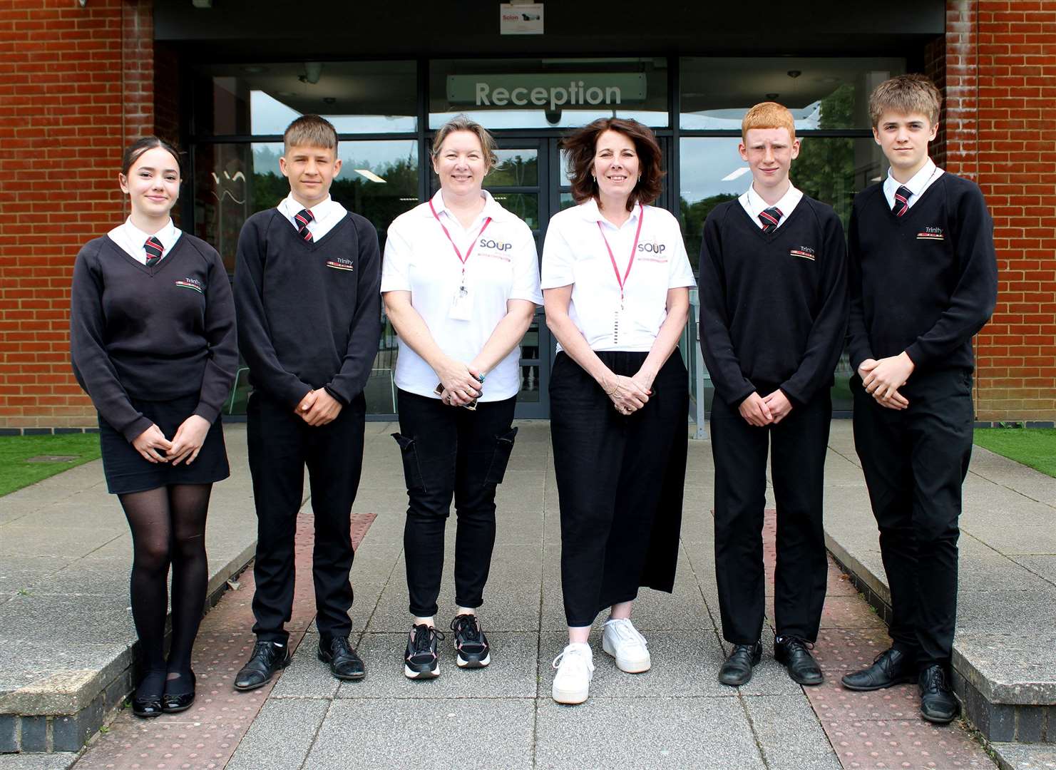 Trinity School pupils raised money for Newbury Soup Kitchen