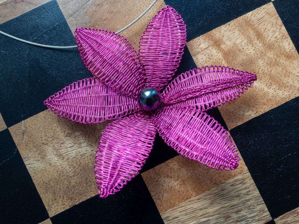 Fantastical Pink Bloom Pendant Marc Fullman (53863581)