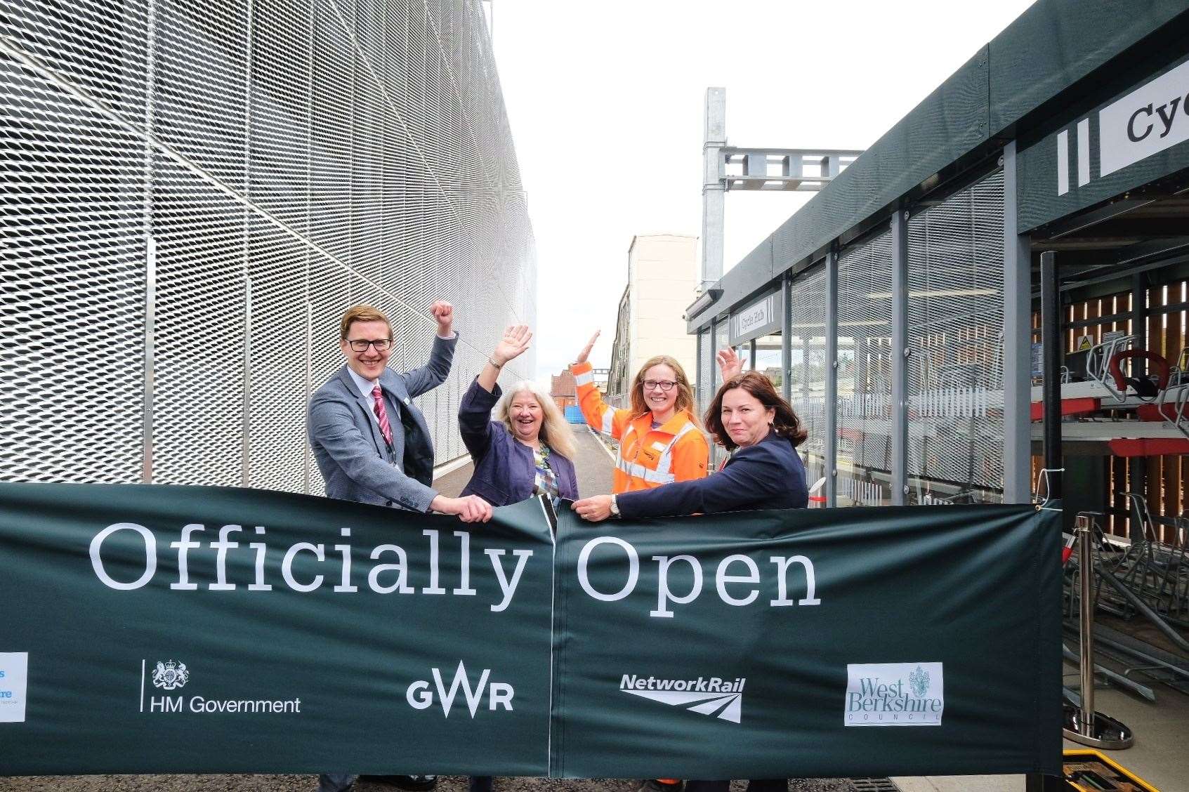 Opening of car park at Newbury Station. (52028728)