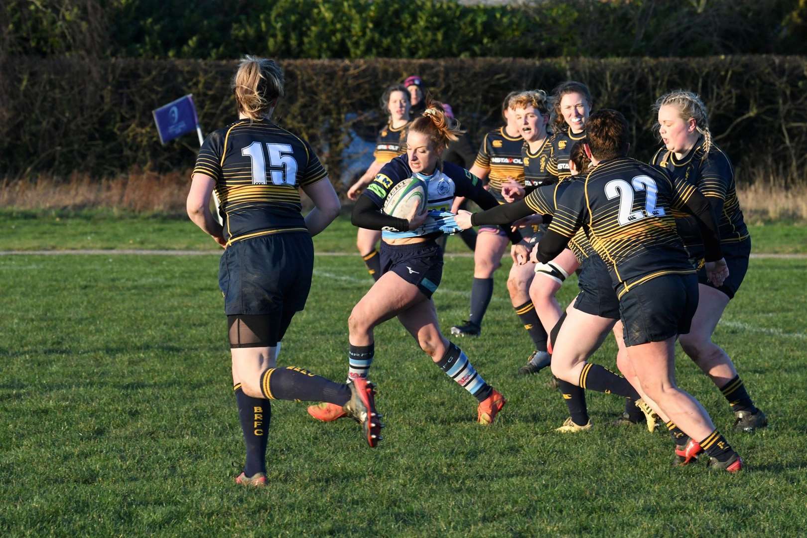 Lizzie Harris completed the scoring for the second XV. Picture by Peter Branch