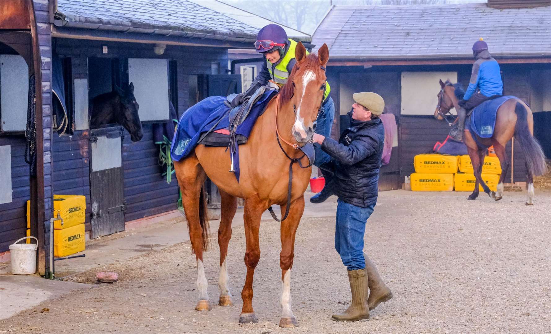 Lambourn trainer Jamie Snowden crowds as National Racehorse