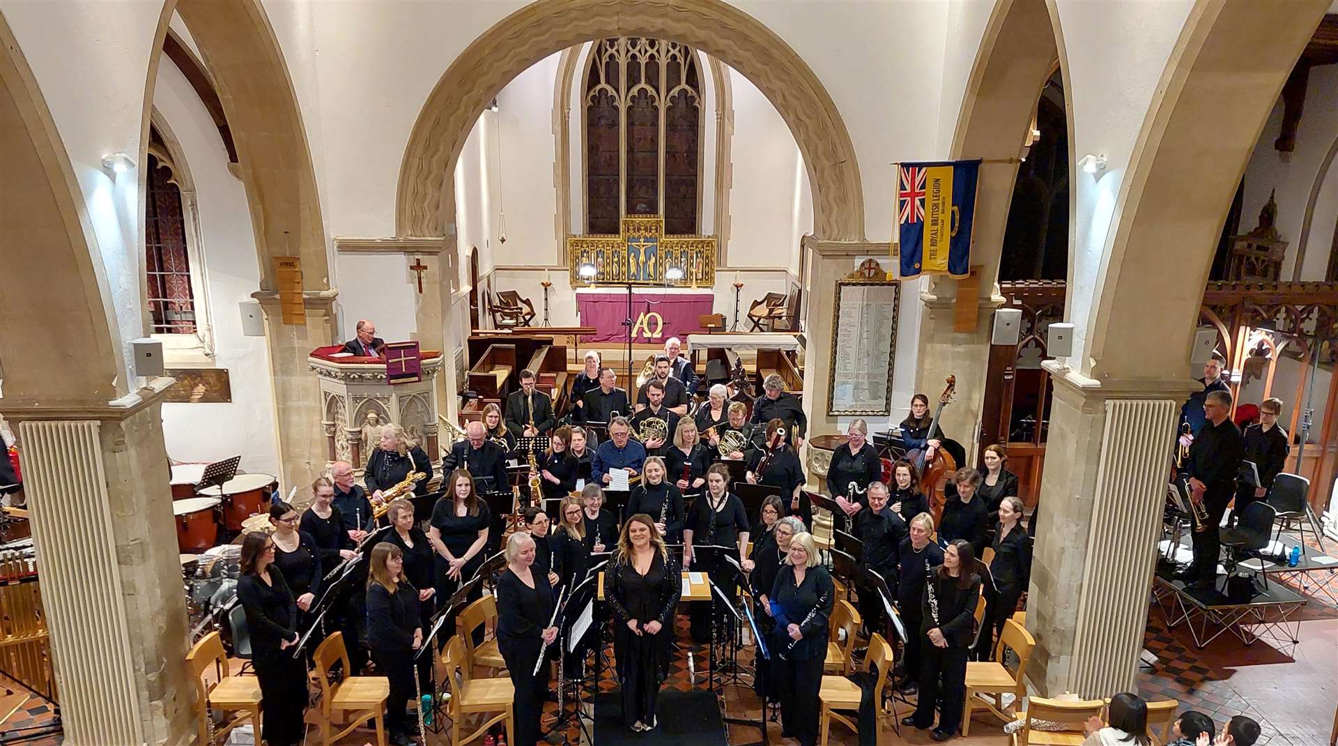 Beenham Wind Orchestra picture Fiona Bennett