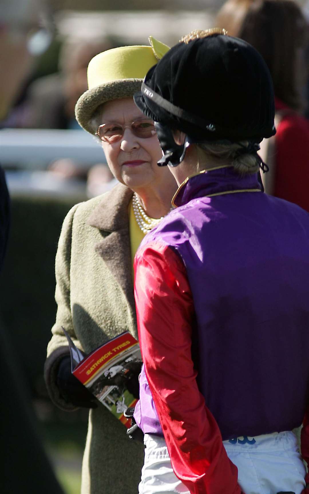 Meeting the jockeys in 2010