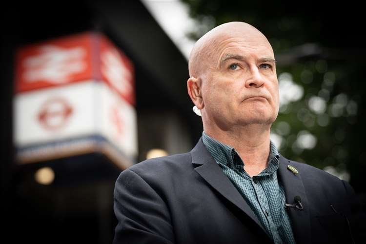 RMT chief Mick Lynch said the latest action ‘will send a clear message that we want a good deal’ (PA) (60854819)