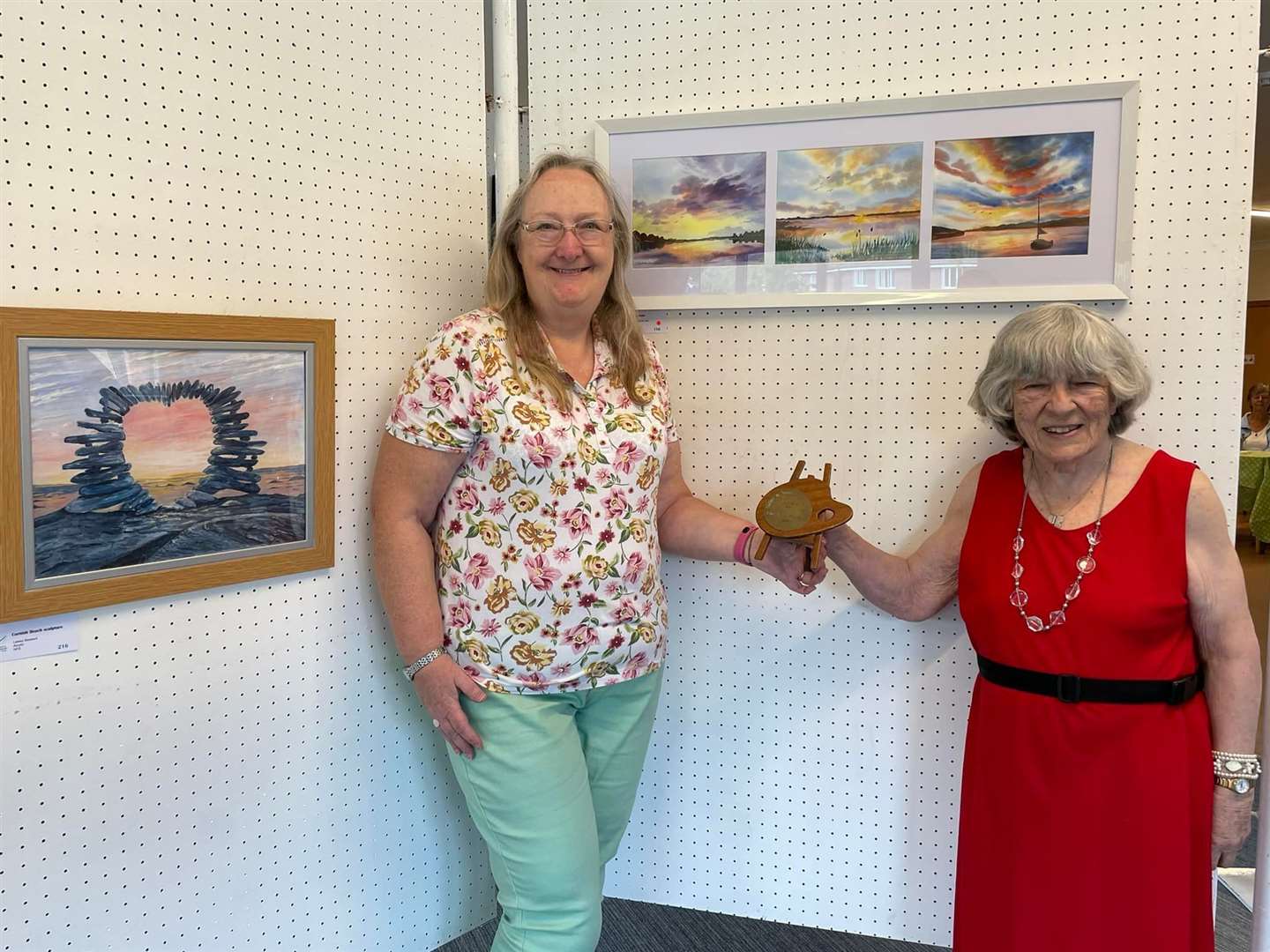 Lesley Beasant and Barbara Feuillade Cole were tied as winner for the most popular exhibition (56654563)
