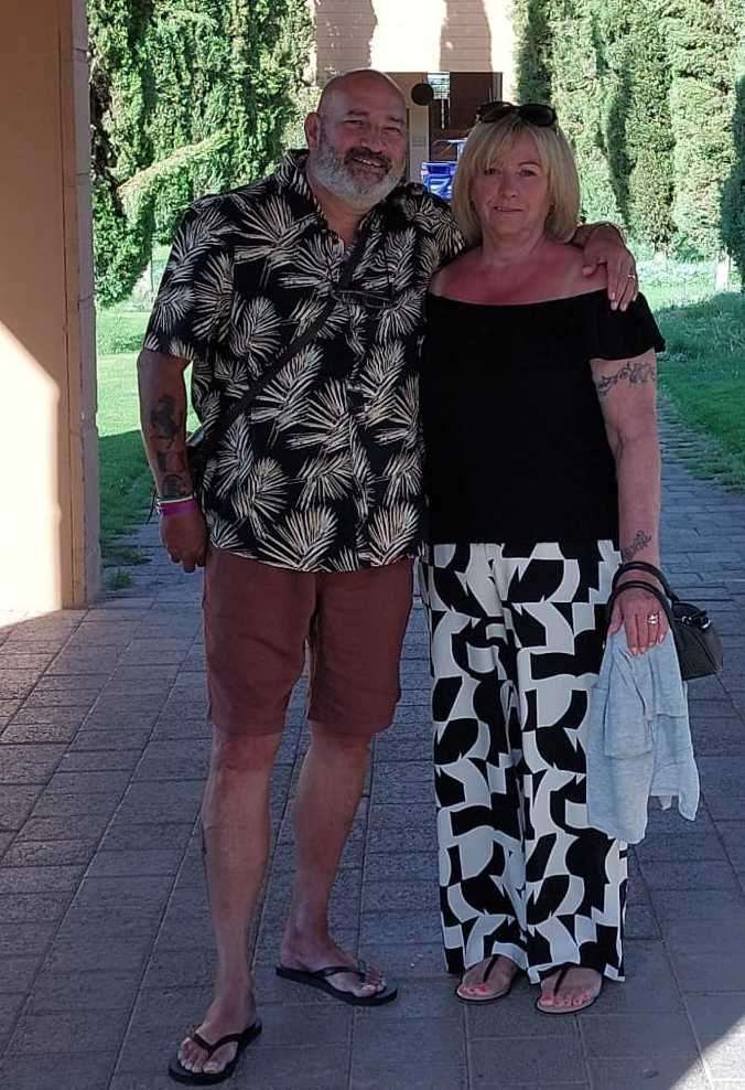 Jacci and her husband in Morocco, picture: sent in