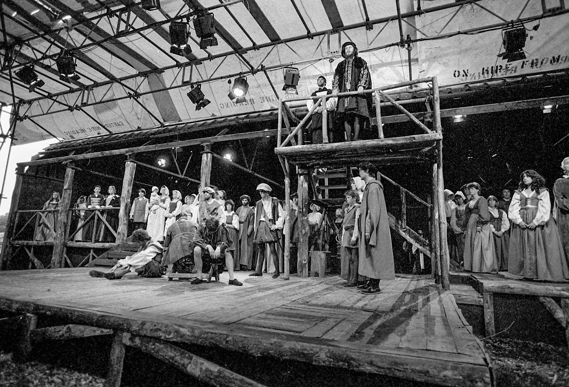 Martyrs: An open-air theatre was constructed from scratch on a piece of derelict land just metres from the church