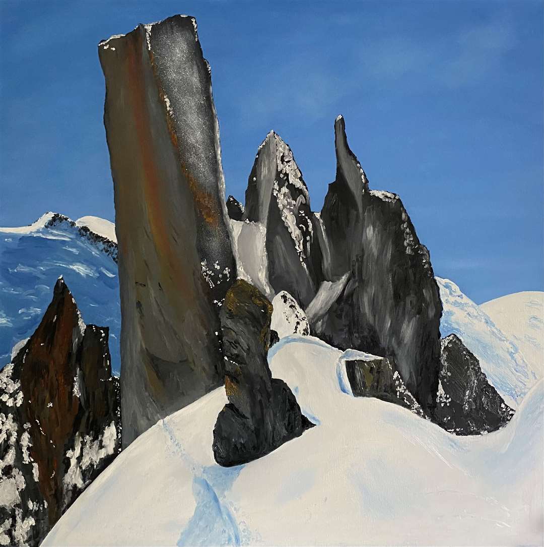 Chris Boulton, The Cosmiques Arete Chamonix