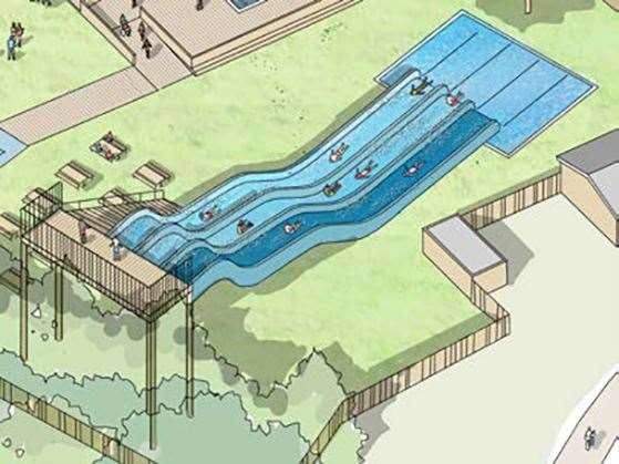 Development plans for the lido at Northcroft Leisure Centre