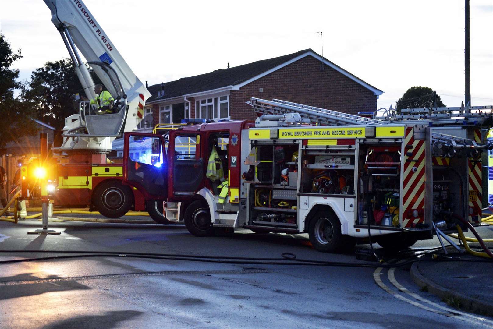 House fire in Thatcham. Credit: Oliver King
