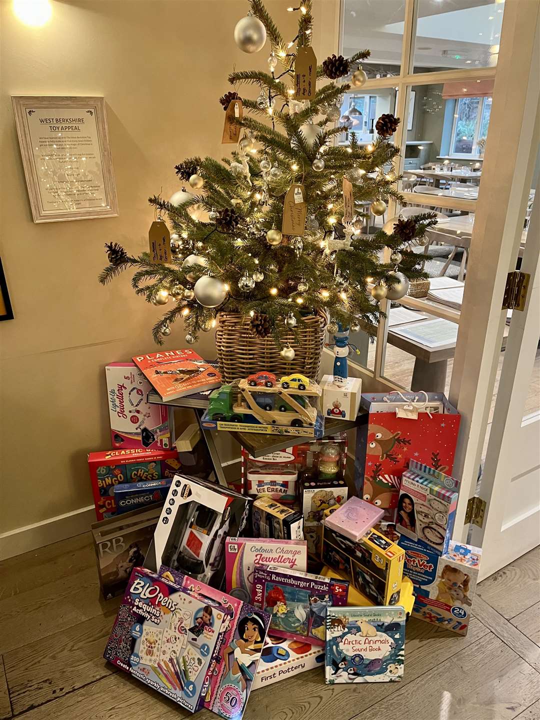 All of the presents donated...in just two weeks