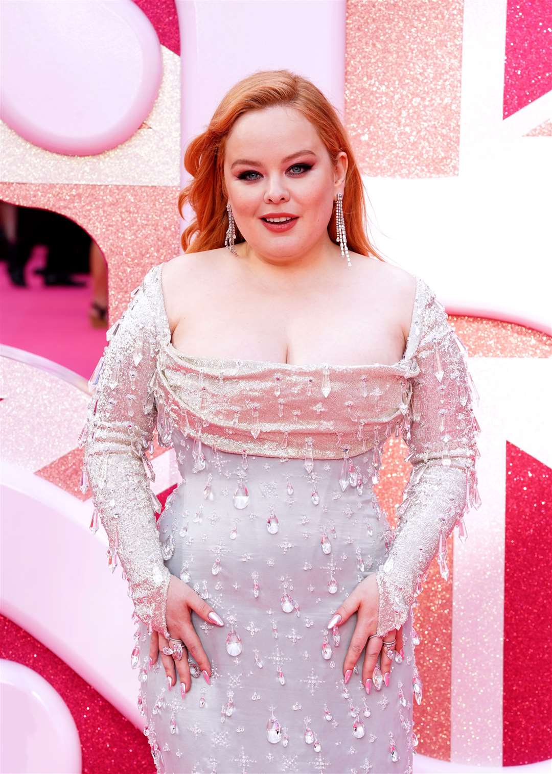 Nicola Coughlan arrives for the European premiere of Barbie (PA)