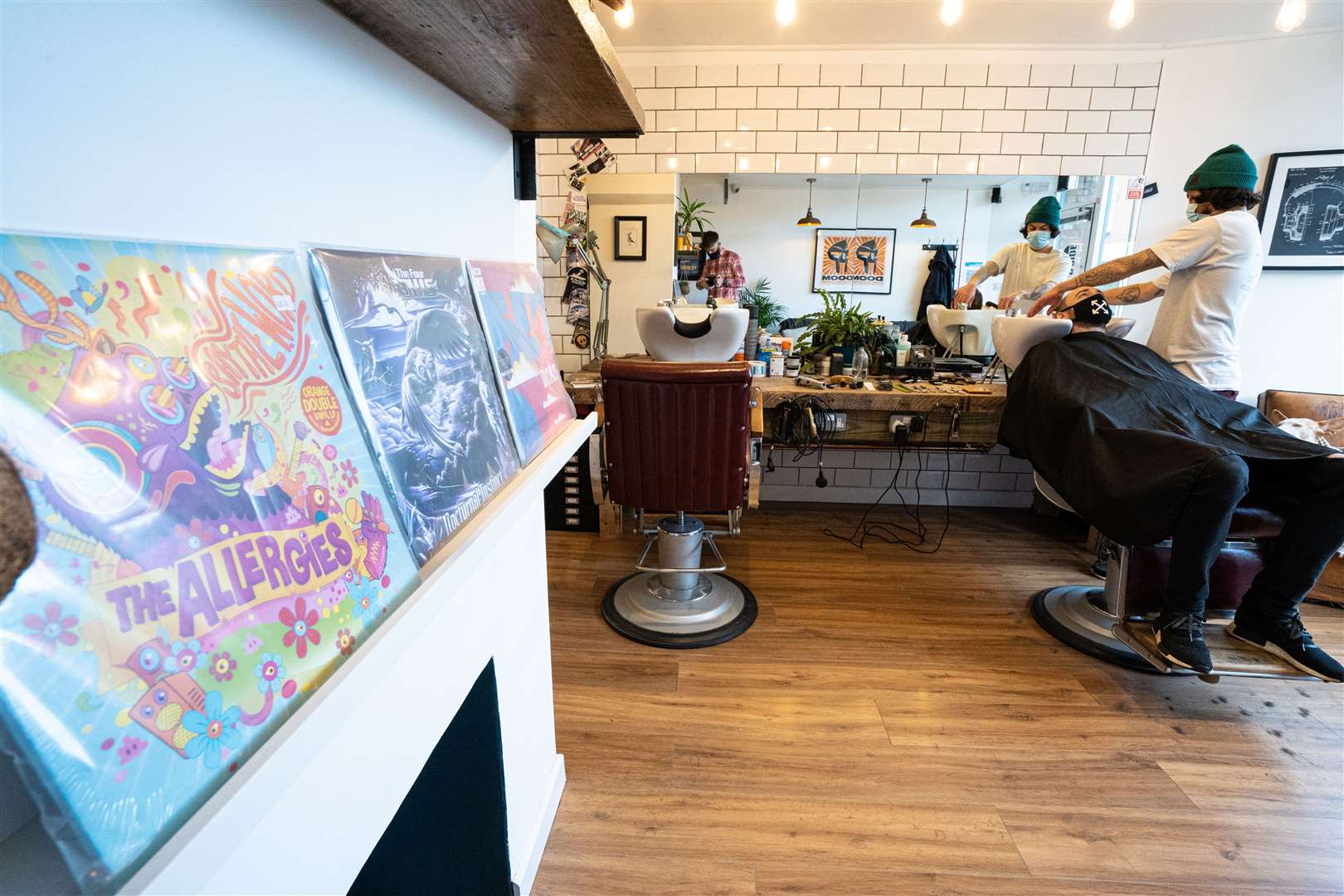 B-Side Barbers. Picture by Paul Cripps