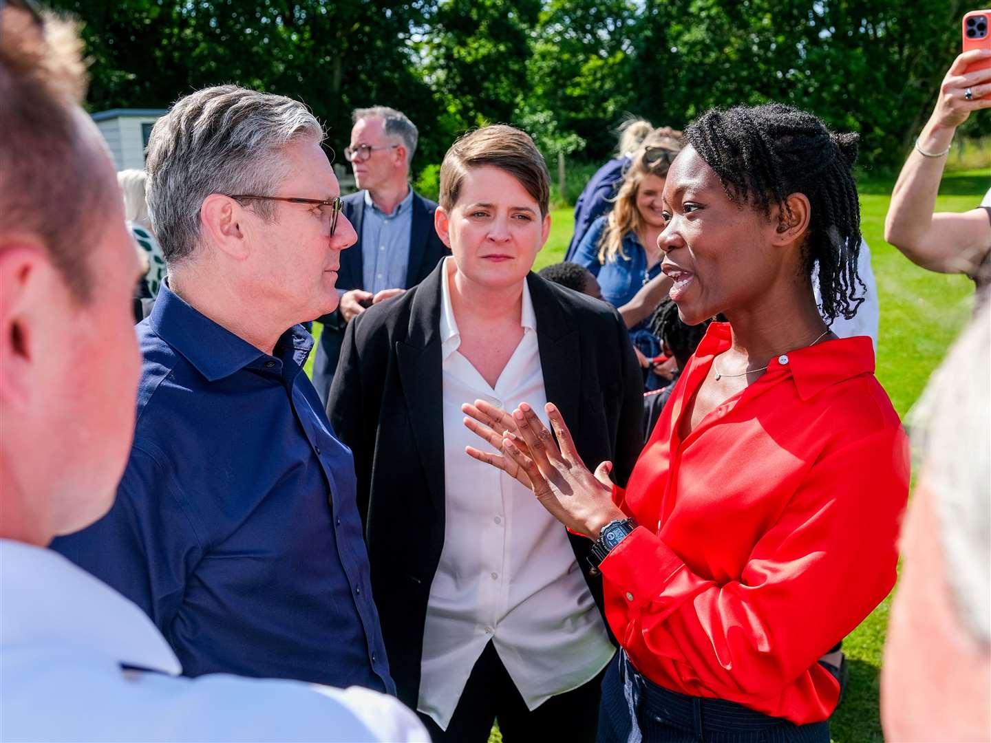 Sir Keir Starmer leader of the Labour Party at Douai Park in Woolhampton