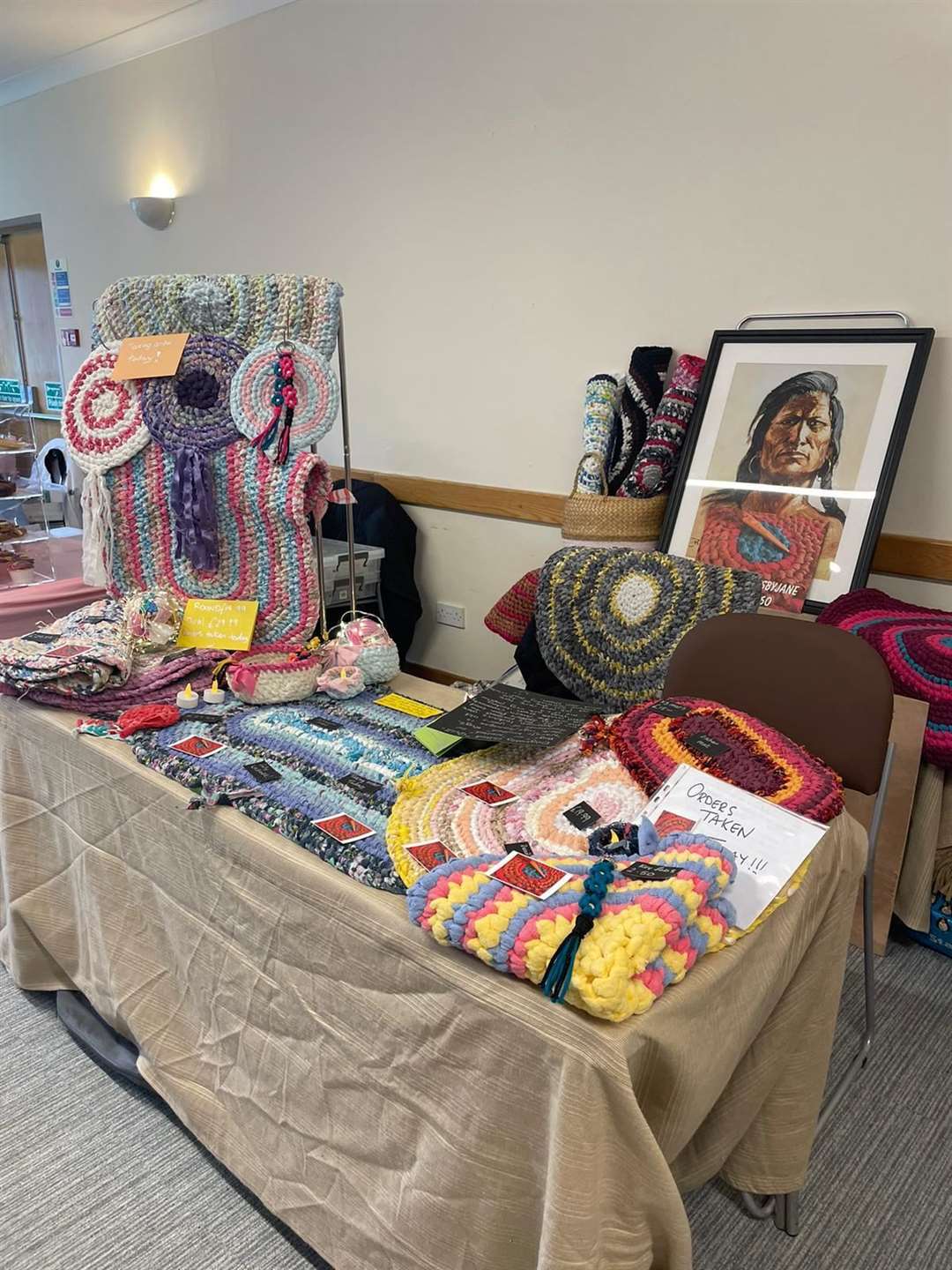 There were 30 local stalls at the fair on the day