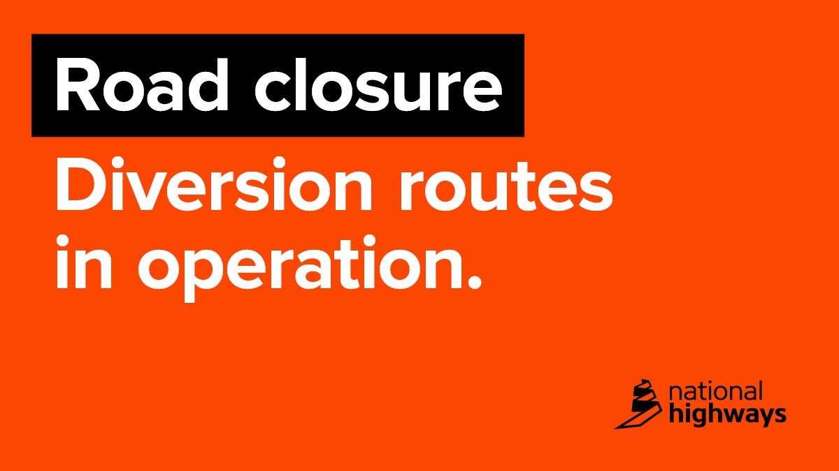 The M4 is closed between Newbury and Hungerford
