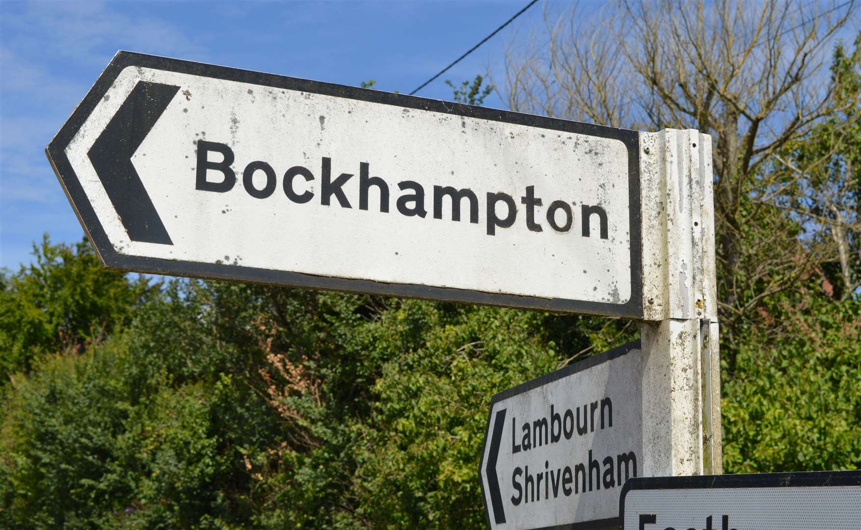 A signpost to nowhere
