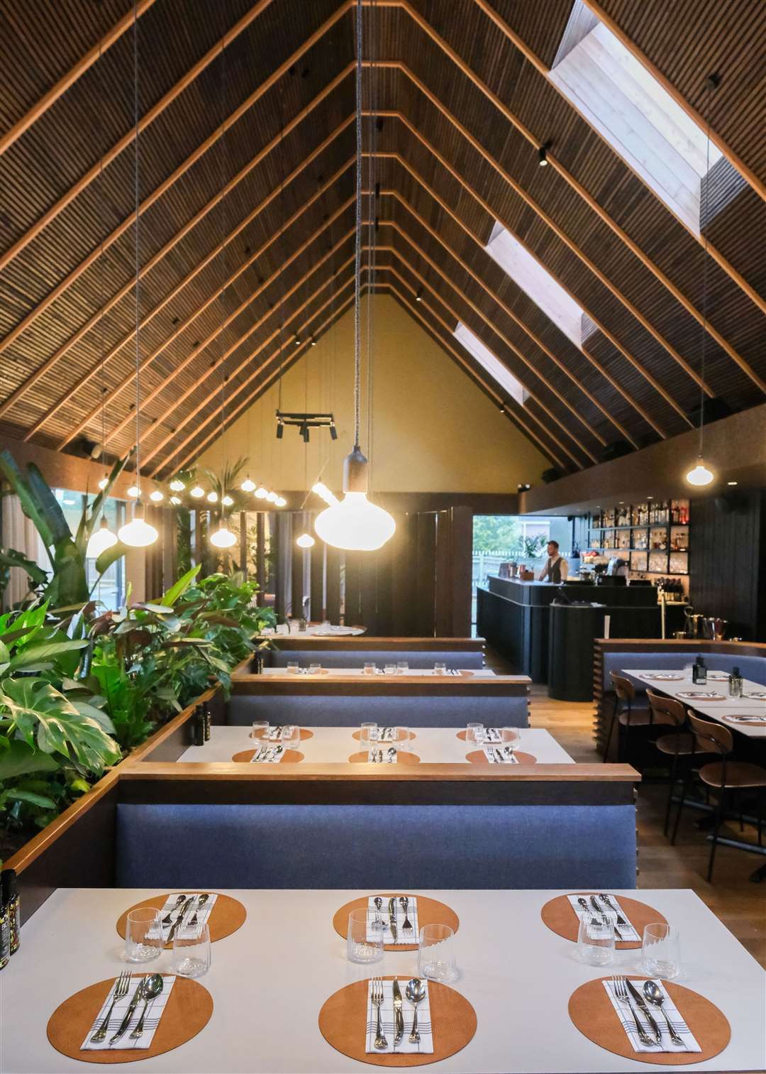 Inside The Boxford – the high, open space instils a sense of community